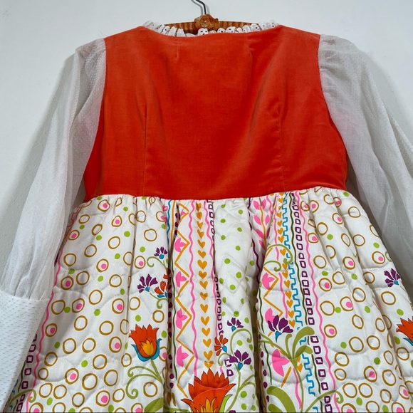 Last chance Vintage Statement JANE Martin Vintage Maxi Quilted Dress - Picture 16 of 17